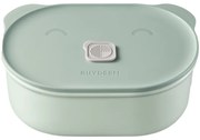 Cutie pentru pranz ceramica Buydeem CT3007-CG, 500 ml, 19.5x11x16.5 cm, Rezistenta la caldura pana la 230°C, Compatibilă cu cuptorul si cuptorul cu microunde, Verde