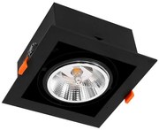 Lampă încastrată PLAZA AR111 1xGU10/12W/230V negru