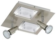 Briloner 2879-042 - LED Plafonieră COMBINATA 2xGU10/3W + 2xLED/5W/230V