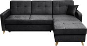 Coltar extensibil LARS, universal, stofa catifelata negru - Voss 19, c