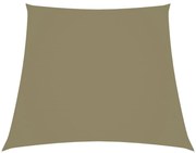 vidaXL Parasolar, bej, 2/4x3 m, țesătură oxford, trapez