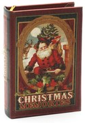 Ornament pentru brad carte Mos Craciun