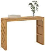 vidaXL Consolă 110x35x75 cm din lemn masiv de tec