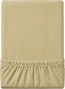Cearsaf Jersey EXCLUSIVE cu elastic crem 200 x 220 cm