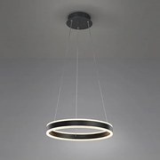 Lustra LED design modern circular Helia 50cm, negru mat