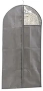 Husa textila pentru haine cu fermoar, Vlies Large Gri, l58xH118 cm