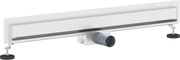 vidaXL Drenaj pentru Duș Montat pe Perete Argintiu 80 cm