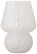 Vază albă din sticlă Halim – Bloomingville