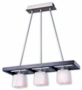 Lustra clasica 3 becuri E14 MARTYNA wenge LM 3.39 - 10298 LAMKUR