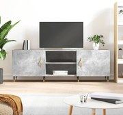 vidaXL Comodă TV, gri beton, 150x30x50 cm, lemn compozit