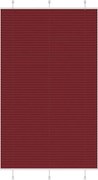 vidaXL Jaluzea plisată Bordeaux Roșu 120x200 cm Lățime țesătură