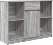 vidaXL Bufetă cu sertar Gri Sonoma 101x35x76 cm Lemn prelucrat