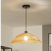 Brilagi - Lustră LED cu cablu CERIA BOHO 1xE27/40W/230V Ø 50 cm, maro