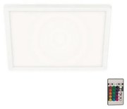 Plafonieră LED RGBW dimabilă SLIM LED/15W/230V Briloner 7090-416 + telecomandă