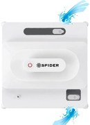 Robot curatare geamuri Spider SPRAY 2, 75W, 50 ml, 3800Pa, 3 miscari, Baterie incorporata, Pulverizare, Alb