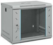 vidaXL Dulap de rețea cu depozitare Gri 53 x 45 x 45 cm Oțel