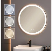 Brilagi-LED Oglindă anti-aburire dimabilă cu iluminare LED ALU PRO LED/18W/230V pr.60 cm IP44, crom mat