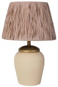 Lampă de birou RAMZES 1xE27/40W/230V crem/maro