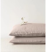 Față de pernă din in Linen Tales, 70 x 90 cm, maro deschis