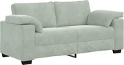 vidaXL Canapea loveseat gri deschis 180x77x82 cm catifea