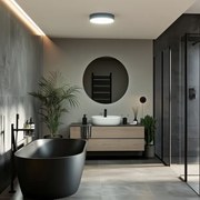 Brilagi - Plafonieră LED pentru baie POOL LED/24W/230V, Ø 30 cm, IP54, neagră