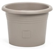Plastia Ghiveci cu auto-apărare Narza 35 cmdiametru, taupe, diam. 35 cm