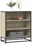 vidaXL Dulap, stejar sonoma, 68x35x76 cm, lemn prelucrat și metal