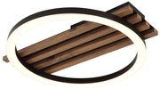 Plafoniera LED riflaj cu efect de lemn TISHA