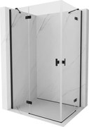 Mexen Mist-H Duo cabină de duș cu deschidere spre stânga 95 x 85 cm, transparent, negru - 8A5-095L-085P-70-00