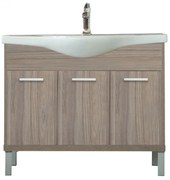 Dulap inferior pentru mobilă Nerva 105 cm, cu lavoar, ulm Rauna