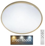 Plafonieră LED dimabilă DRINA LED/36W/230V 2700-6500K + telecomandă