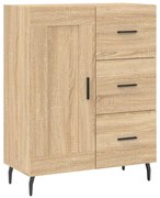 vidaXL Servantă, stejar sonoma, 69,5x34x90 cm, lemn compozit