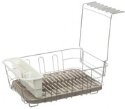 Scurgator vase Neo Bej, otel cromat, 44x36x16cm