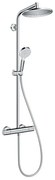 Coloana de dus cu baterie termostata, culoare crom, Hansgrohe Crometta S240