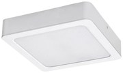 Plafoniera LED design modern Shaun alb 22x22cm
