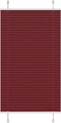 vidaXL Jaluzea plisată Bordeaux Roșu 80x150 cm Lățime țesătură 79,4 cm