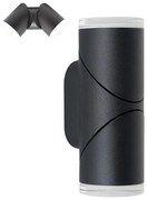 Spot LED de perete de exterior Prezent 28210A AKARA 2xLED/5W/230V IP65 negru