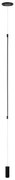 Lampa LED suspendata tip lampadar minimalist Fily negru