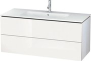 Duravit L-Cube dulap 122x48.1x55 cm sub chiuveta pe perete alb LC624307575