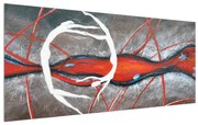 Tablou abstract - pictura cu dansatori (120x50 cm), în 40 de alte dimensiuni noi