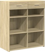 vidaXL Dulap, stejar sonoma, 80x42,5x93 cm, lemn prelucrat