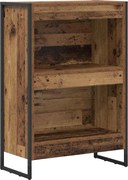 vidaXL Dulap pentru cărți Lemn Vechi 80 x 30 x 155 cm Lemn compozit