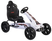 Kart cu pedale pentru copii NOVOKIDS® Monte Carlo Kart PRO, 3-8 ani , Maxim 40 kg, 113 cm lungime, Carena, Structura metalica, Frana de mana, Functie