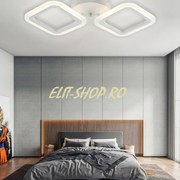 Lustra LED Cu Telecomanda, Elit's, 2 Patrate, 56 w