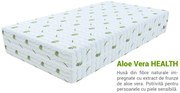 Saltea de cocos Sandra 80x200 Husă: AloeVera (husă suplimentară)