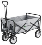 Cărucior de mână gri deschis