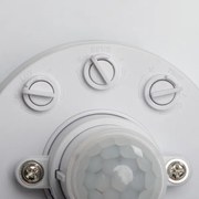 Kanlux 18123 - Lampă de tavan LED FOGLER cu senzor de mișcare, 17 W, 230 V, Ø 33 cm