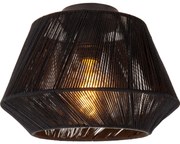 Plafonieră Lucide 10121/30/30 JESSICA 1xE27/60W/230V negru