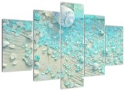 Tablou - Atmosfera de litoral în nuanțe turcoaz (150x105 cm)