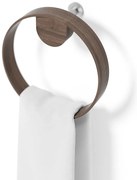 Suport de perete pentru prosoape din lemn de nuc Wireworks Yoku